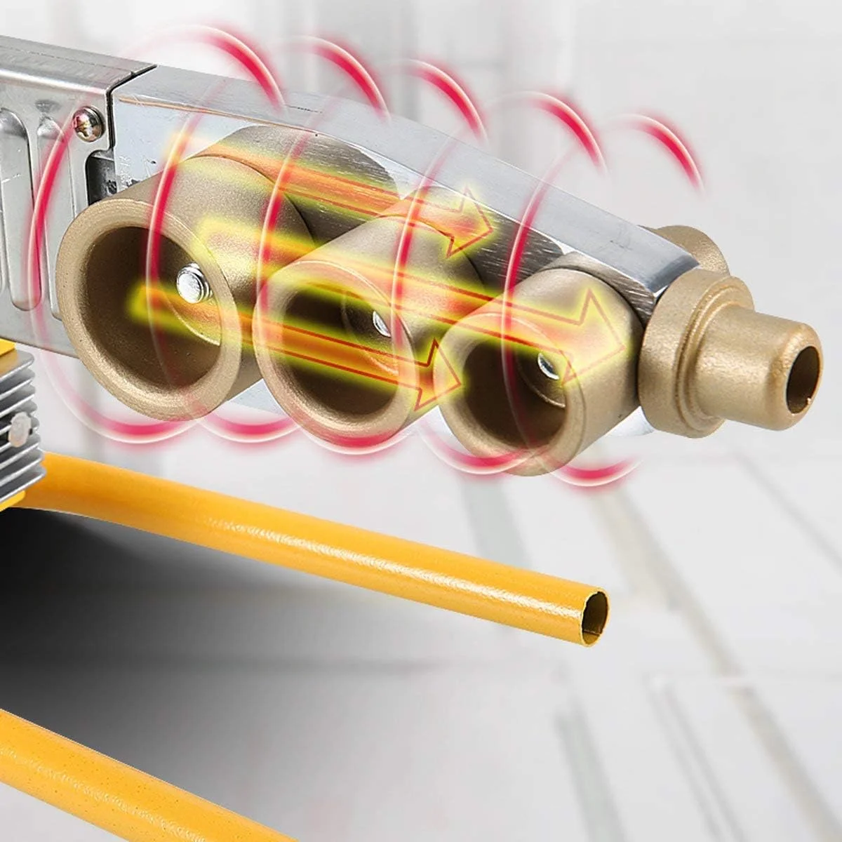 دستگاه جوش لوله برقی اتوماتیک GZDodek 800W/1000W با قابلیت تنظیم دما، مجموعه ابزار گرمایش برای لوله های پلاستیکی PPR PB PE - B(B)