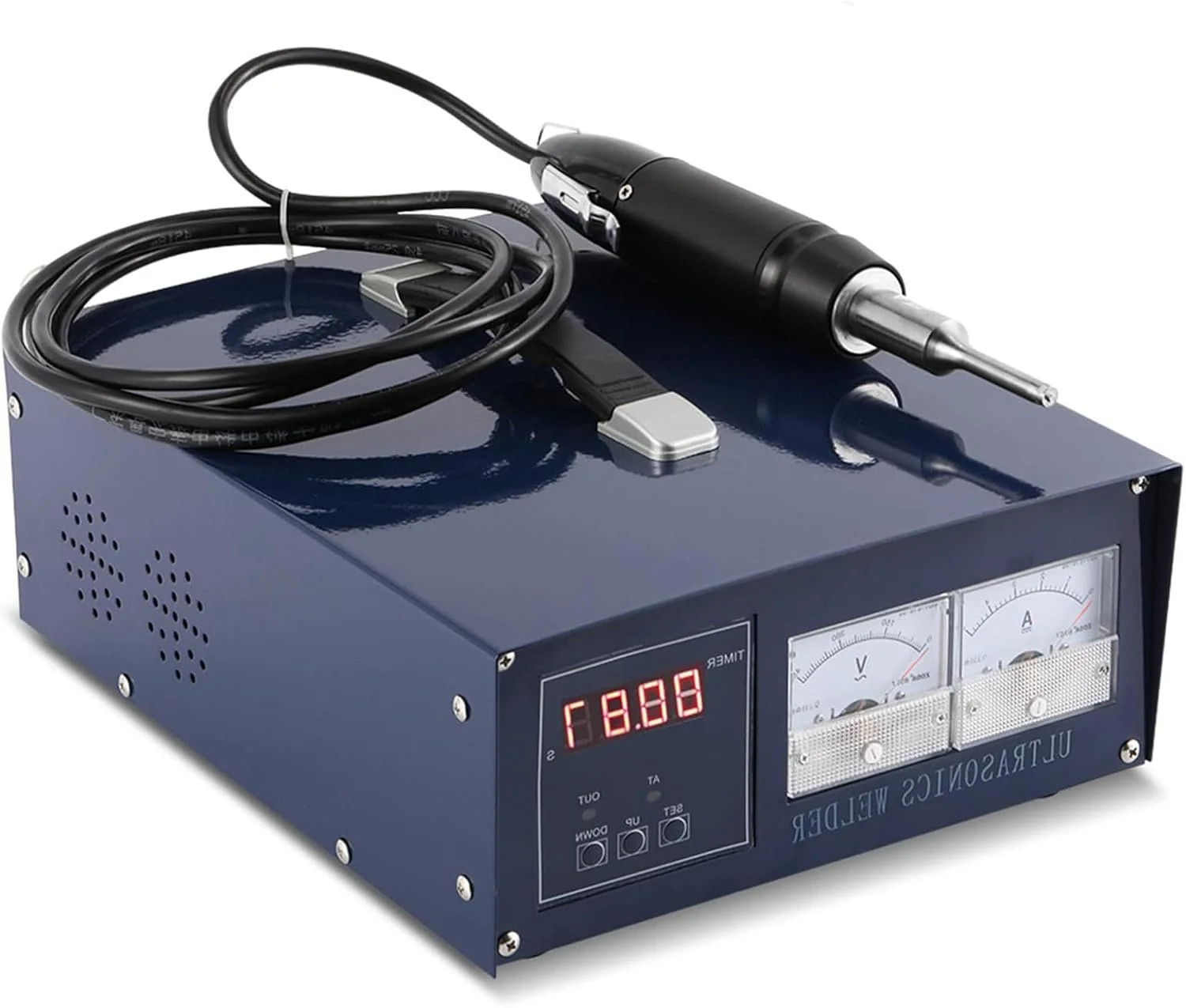 دستگاه جوش پلاستیک التراسونیک TEHONGMAI 500W، جوش نقطه ای پلاستیک، دستگاه جوش دستی پارچه نبافته، جوش نقطه ای، برای تسمه تخم مرغ مزرعه، تسمه کود