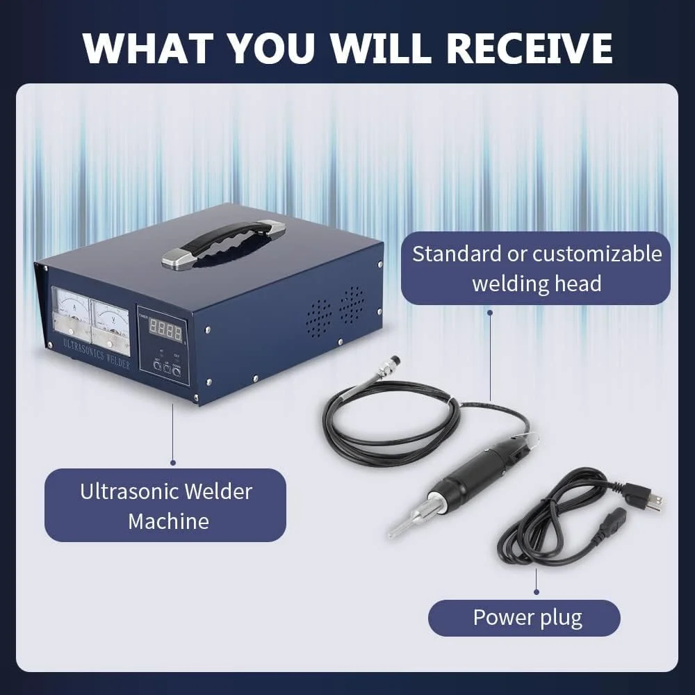 دستگاه جوش پلاستیک التراسونیک TEHONGMAI 500W، جوش نقطه ای پلاستیک، دستگاه جوش دستی پارچه نبافته، جوش نقطه ای، برای تسمه تخم مرغ مزرعه، تسمه کود دستگاه جوش پلاستیک التراسونیک TEHONGMAI 500W، جوش نقطه ای پلاستیک، دستگاه جوش دستی پارچه نبافته، جوش نقطه ای، برای تسمه تخم مرغ مزرعه، تسمه کود
