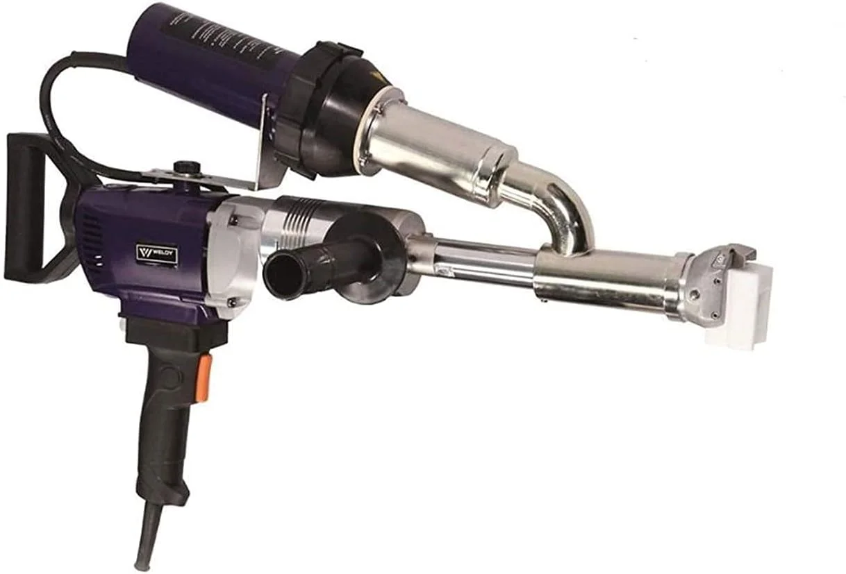 کیت دستگاه جوش اکستروژن پلاستیک دستی WELDY 3400W تفنگ جوش پلاستیک هوای گرم دستگاه جوش اکسترودر وینیل EX2 EX3 (EX2)