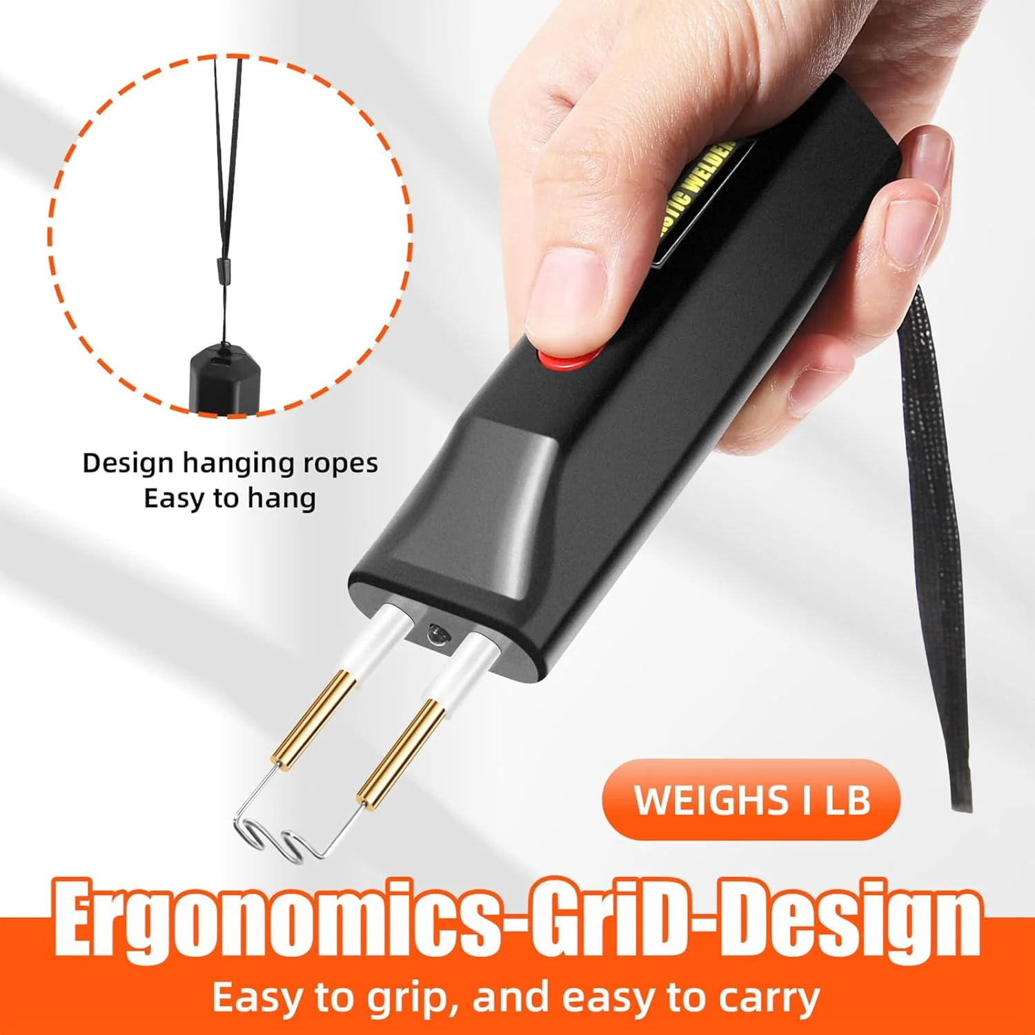 دستگاه جوش پلاستیک بی سیم Irovami با 400 عدد منگنه، دستگاه جوش کوچک دستی برای تعمیر ترک های پلاستیکی سپر خودرو