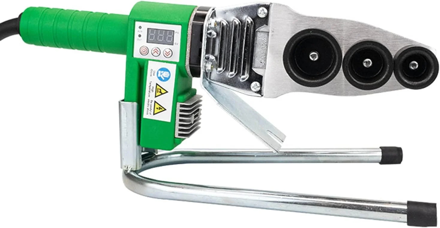 دستگاه جوش لوله آب دیجیتال WRQzxcv 1500W، ابزار تعمیر لوله آب PPR/PE/PP، تعمیر نشتی ها و سوراخ ها، قطعات جوش پلاستیکی لوله
