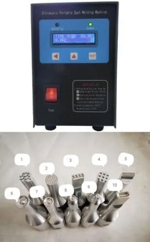 دستگاه جوش پلاستیک اولتراسونیک 10 در 1 داخل خودرو JFKJKJW 220V، دستگاه جوش نقطه ای پلاستیک
