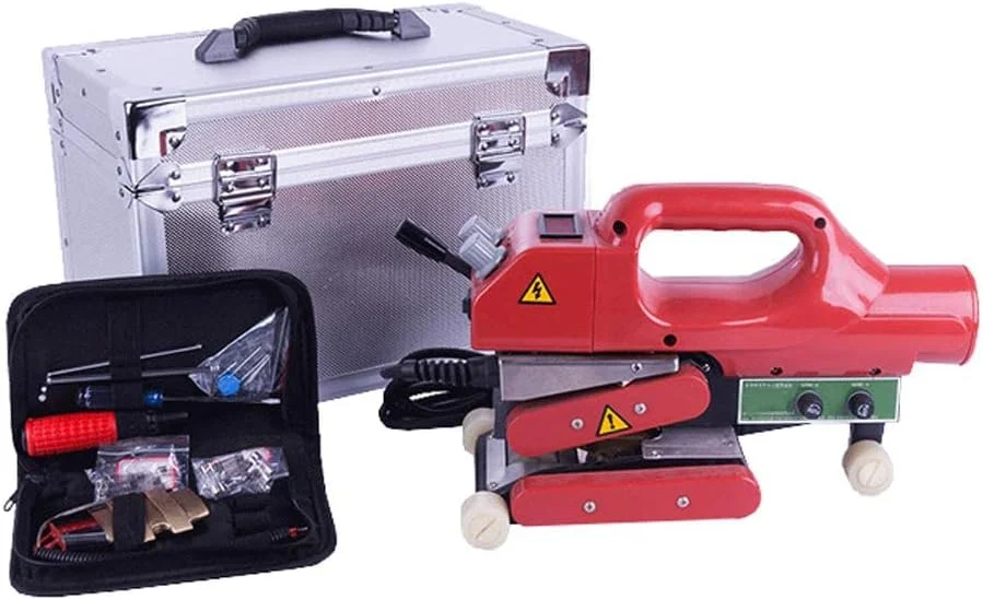 دستگاه جوش ژئوممبران ARWIC 800W، دستگاه جوش لبه داغ غشاء پلاستیکی برای جوشکاری و آب بندی فیلم های HDPE EVA PVC با ضخامت 0.2-1.5 میلی متر، عرض جوش 12.5mmx2