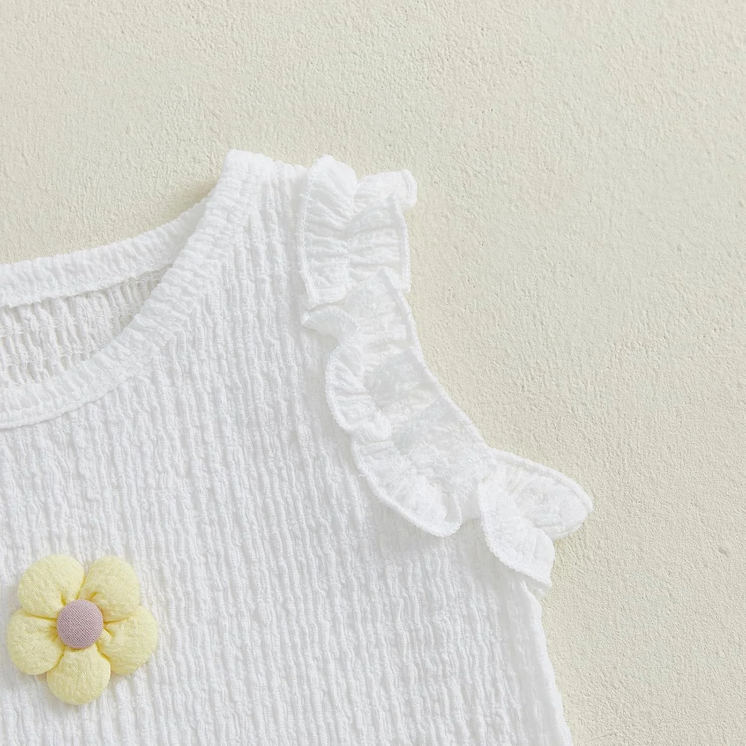 ست لباس تابستانی دخترانه و پسرانه، تاپ بدون آستین چیندار + شلوار پاپیونی، مناسب برای 6، 12، 18، 24 ماهگی و 2، 3، 4 سال ست لباس تابستانی دخترانه و پسرانه، تاپ بدون آستین چیندار + شلوار پاپیونی، مناسب برای 6، 12، 18، 24 ماهگی و 2، 3، 4 سال