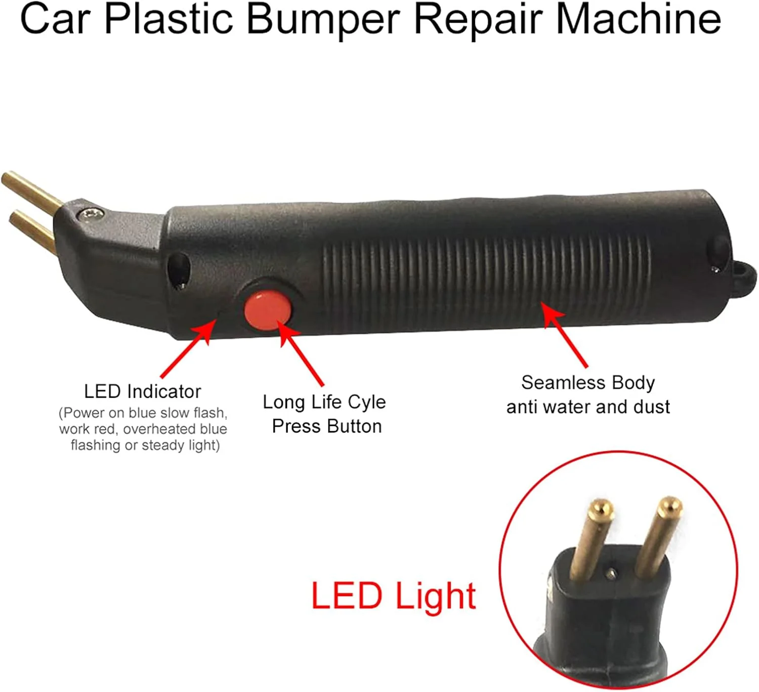 سیستم تعمیر جوش پلاستیک حرفه ای SilteD، دستگاه جوش پلاستیک 50 وات، دستگاه منگنه داغ سپر خودرو 220 ولت سیستم تعمیر جوش پلاستیک حرفه ای SilteD، دستگاه جوش پلاستیک 50 وات، دستگاه منگنه داغ سپر خودرو 220 ولت