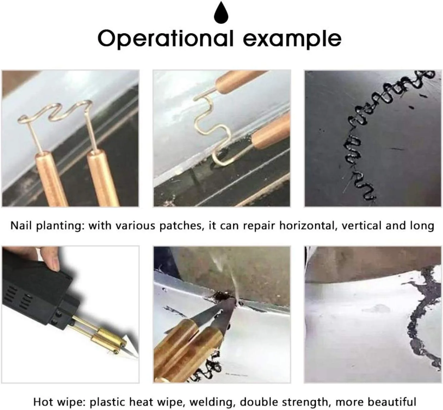 کیت جوش پلاستیک ZAIED، دستگاه جوش پلاستیک منگنه داغ، کیت جوشکاری پلاستیک کیت تعمیر سپر ابزار تعمیر گلگیر بدنه خودرو با 700 عدد منگنه، دستگاه جوش پلاستیک برای ترک خوردگی و فرورفتگی بدنه خودرو کیت جوش پلاستیک ZAIED، دستگاه جوش پلاستیک منگنه داغ، کیت جوشکاری پلاستیک کیت تعمیر سپر ابزار تعمیر گلگیر بدنه خودرو با 700 عدد منگنه، دستگاه جوش پلاستیک برای ترک خوردگی و فرورفتگی بدنه خودرو