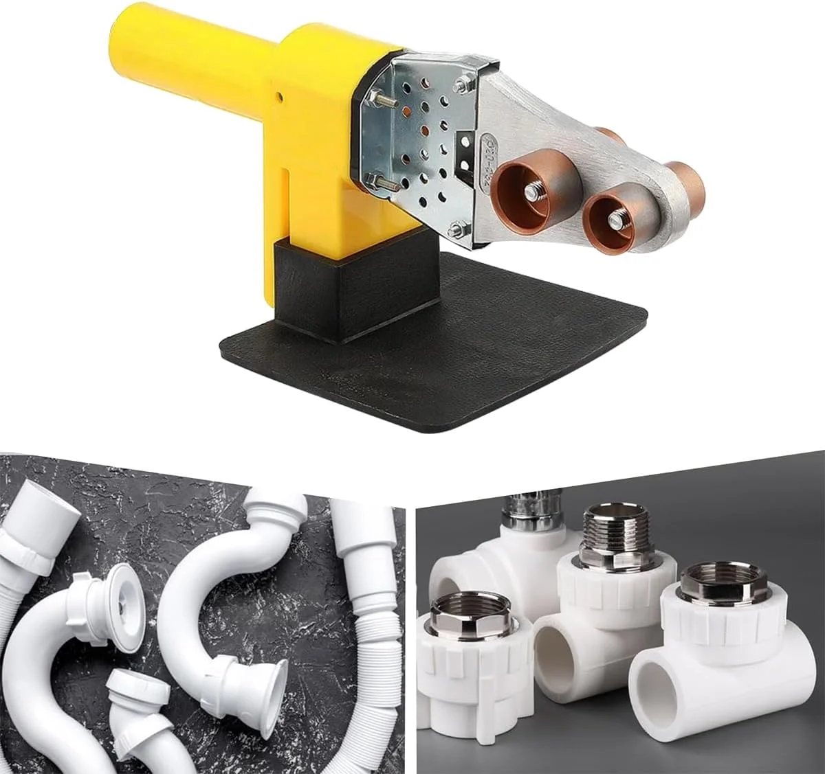 دستگاه جوش لوله پلاستیکی Serplex® 220V 800W، دستگاه جوش لوله پلاستیکی PP/PP-R/PE/PP-C با سری قالب 20/25/32 میلی متر (M32)