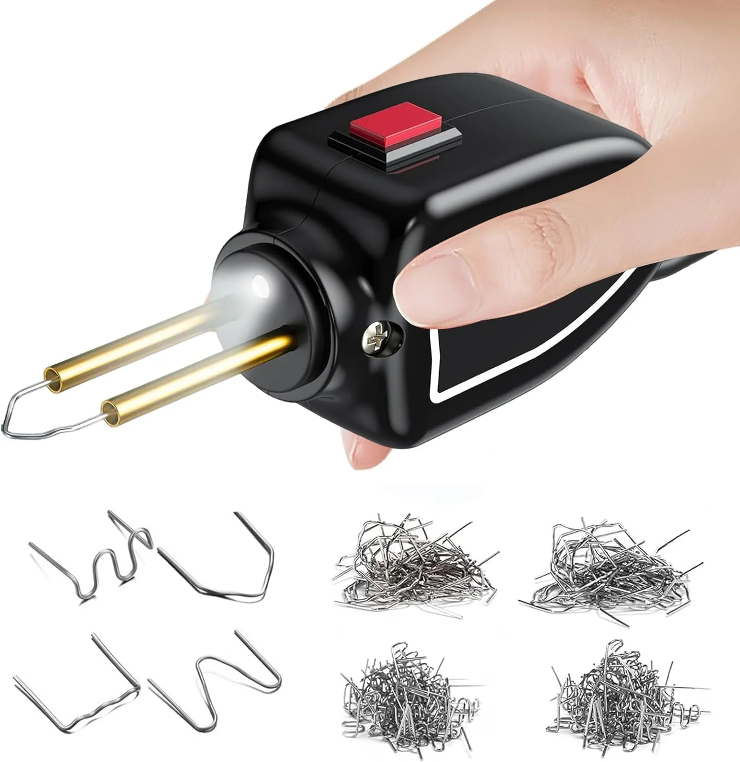 دستگاه جوش پلاستیک 100 وات: کیت تعمیر سپر خودرو، منگنه حرارتی با 200 منگنه