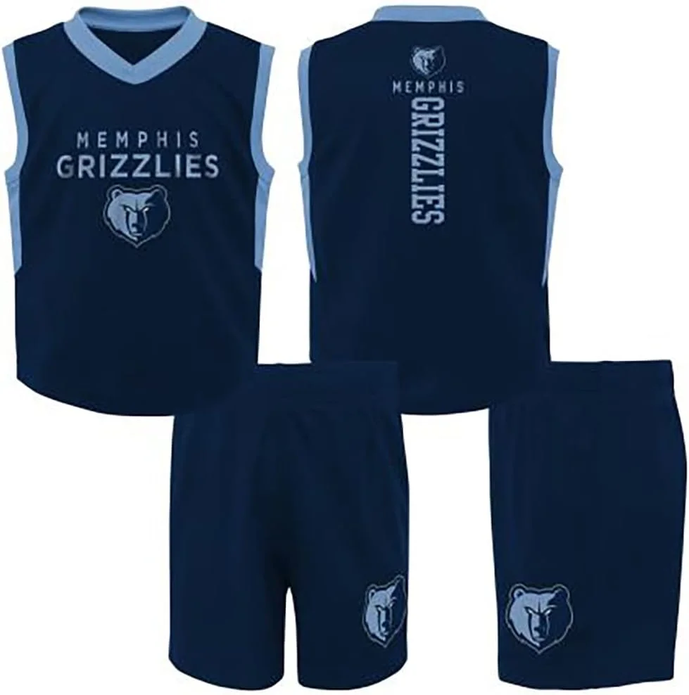ست تاپ و شورت دو تکه نوزادی Outerstuff NBA با رنگ تیمی Swish