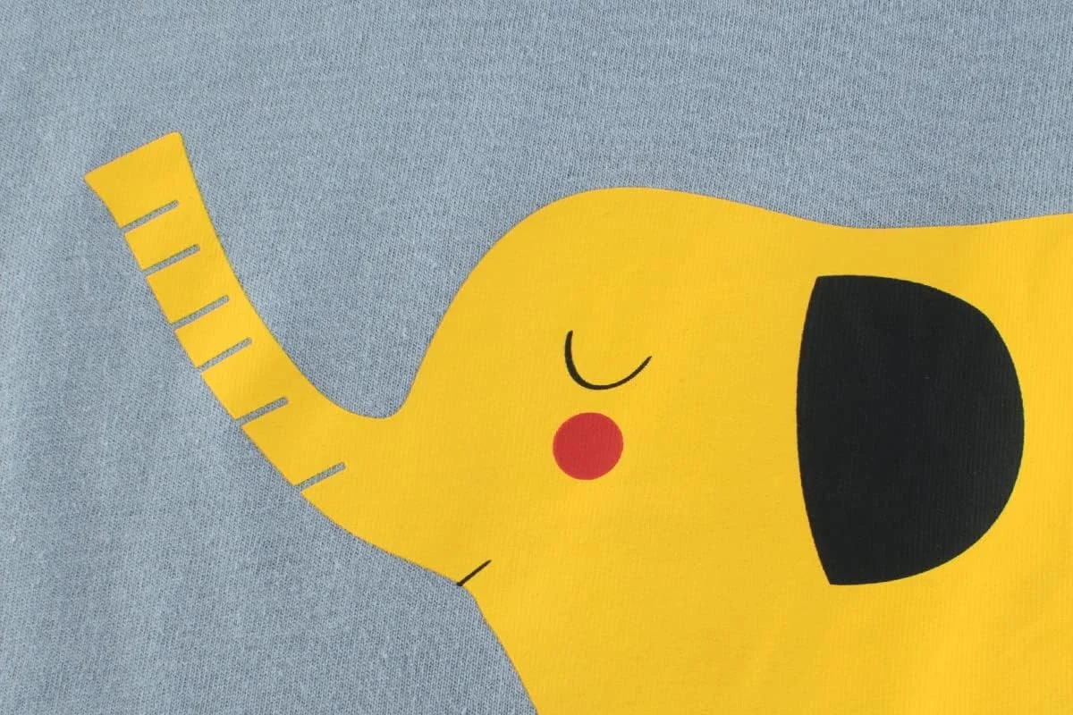 تاپ های رکابی پسرانه OVTRB، تاپ های تابستانی با طرح کارتونی حیوانات برای نوزادان و کودکان نوپا، جلیقه های ورزشی غیررسمی و بدون آستین، زردآلویی، 6-7 سال