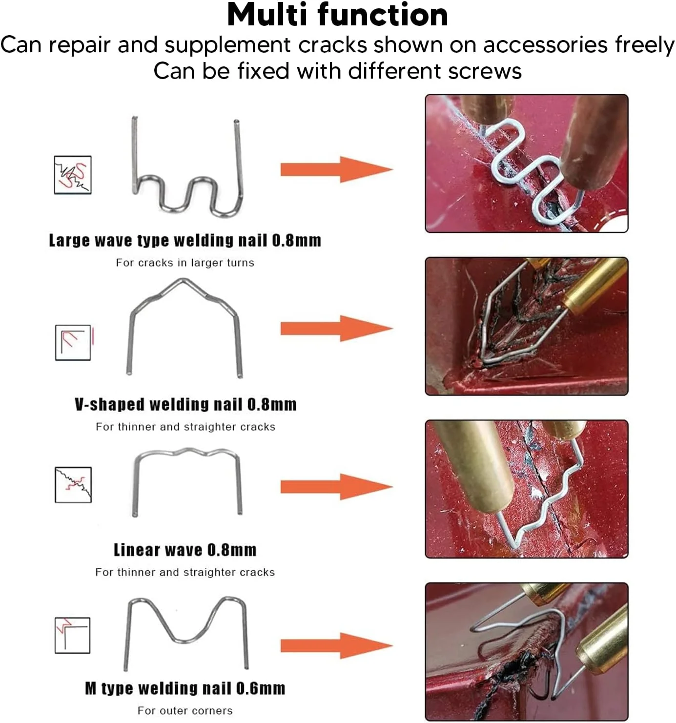 دستگاه جوش پلاستیک منگنه داغ 50 وات، دستگاه تعمیر خودرو، کیت جوشکار تعمیر سپر خودرو با 4 نوع میخ (فیروزه ای) دستگاه جوش پلاستیک منگنه داغ 50 وات، دستگاه تعمیر خودرو، کیت جوشکار تعمیر سپر خودرو با 4 نوع میخ (فیروزه ای)