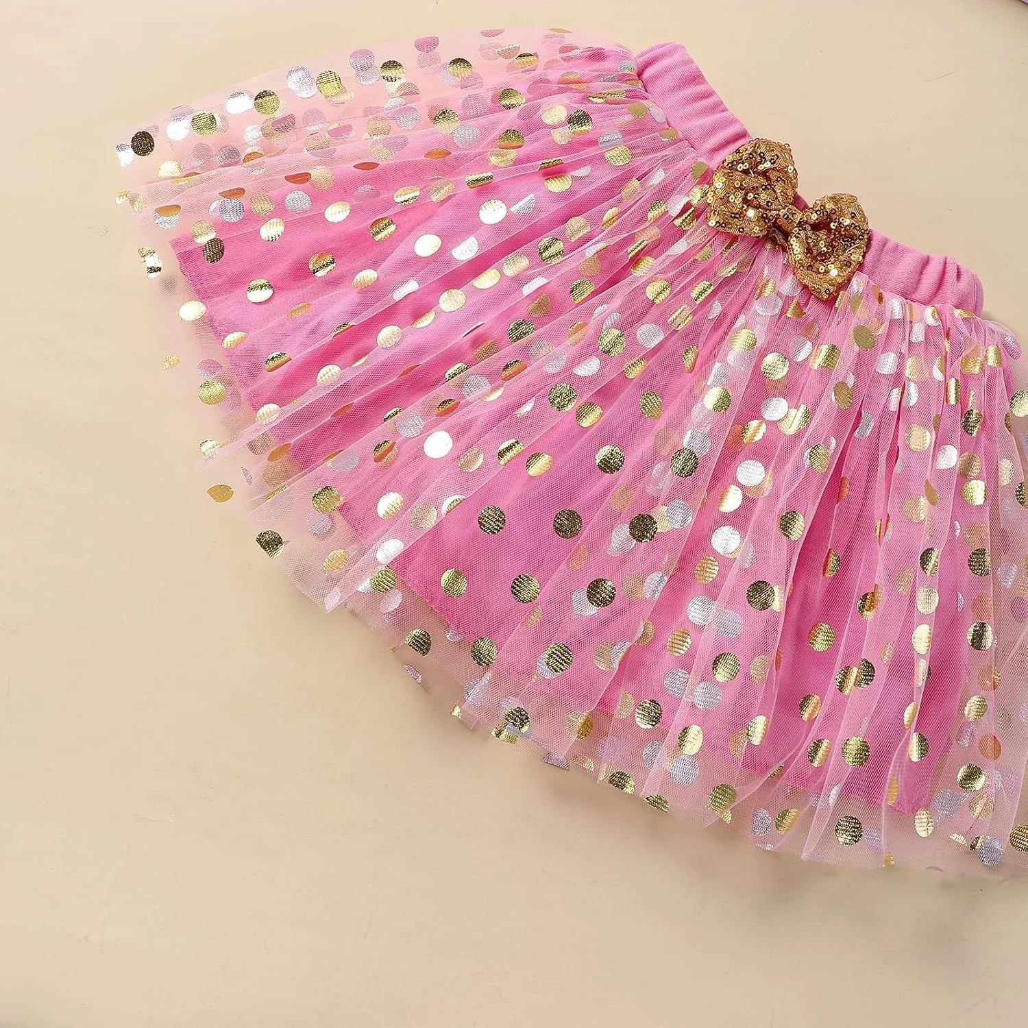 LYQTloml لباس خواهر بزرگتر دخترانه بچه گانه، تی شرت آستین بلند، تاپ رکابی، دامن توتو توری خالدار 2 تکه LYQTloml لباس خواهر بزرگتر دخترانه بچه گانه، تی شرت آستین بلند، تاپ رکابی، دامن توتو توری خالدار 2 تکه