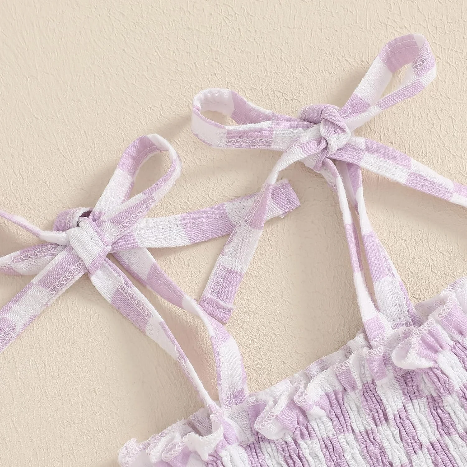 لباس تابستانی دخترانه نوزادی Lamuusaa، تاپ رکابی بدون آستین، شورت کتان طرح شطرنجی، سایز 6 ماه تا 3 سال لباس تابستانی دخترانه نوزادی Lamuusaa، تاپ رکابی بدون آستین، شورت کتان طرح شطرنجی، سایز 6 ماه تا 3 سال