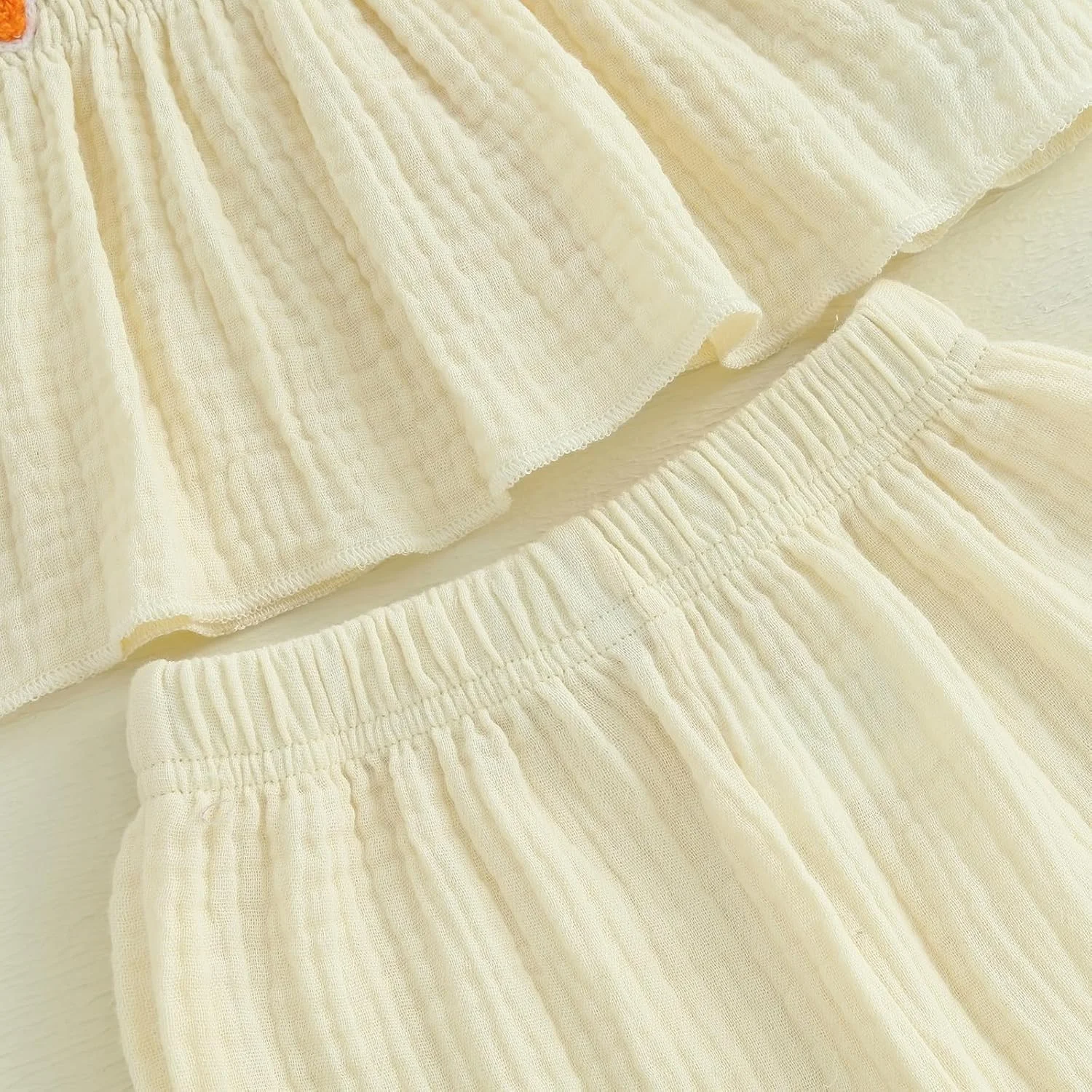 لباس کریسمس دخترانه Kuriozud - تاپ بندی و شلوار لینن، لباس بچه گانه دخترانه برای کریسمس لباس کریسمس دخترانه Kuriozud - تاپ بندی و شلوار لینن، لباس بچه گانه دخترانه برای کریسمس