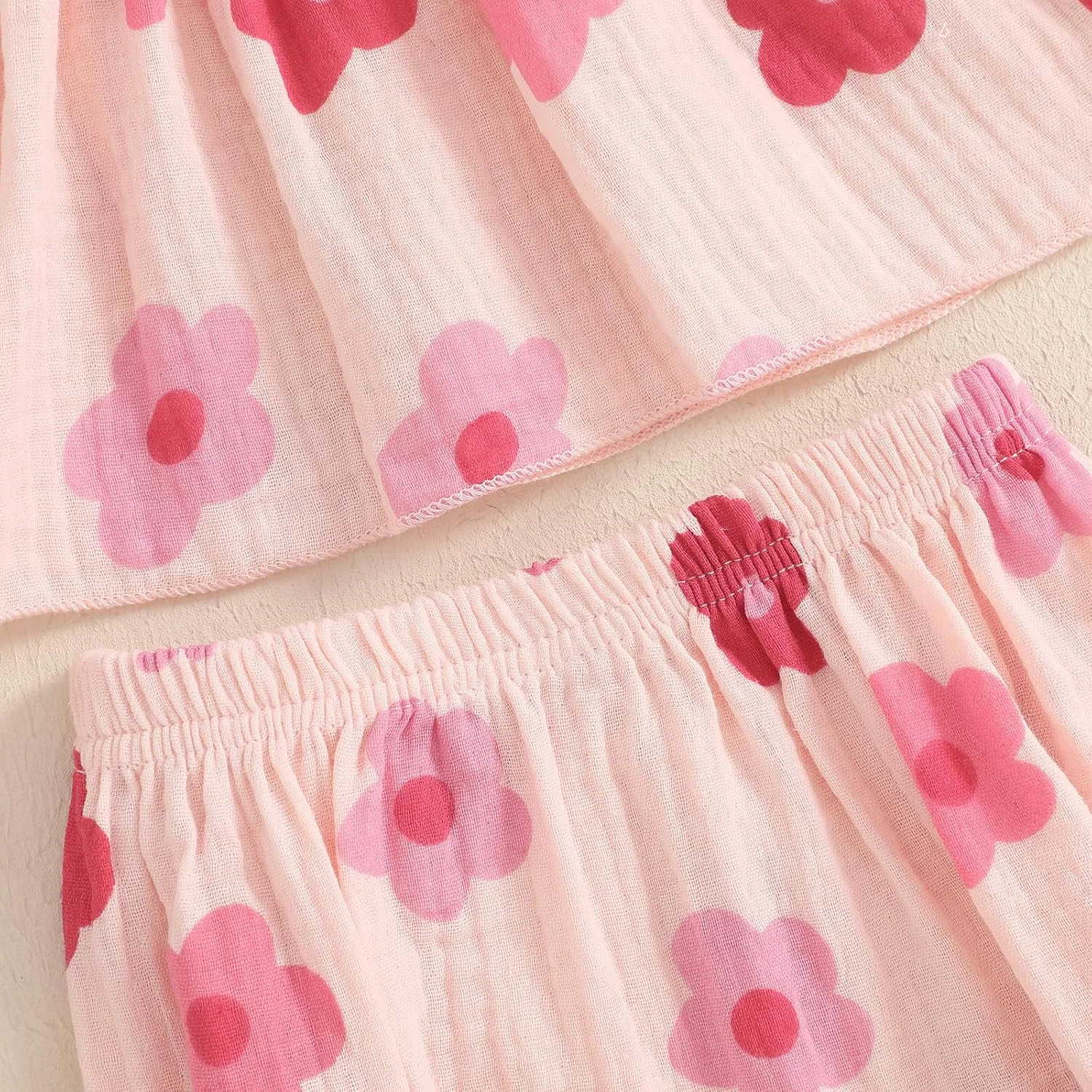 ست لباس 3 تکه تابستانی نوزاد دختر Kayotuas شامل تاپ رکابی بدون آستین یقه هالتر طرح گل، شورت چین دار و هدبند پاپیونی زیبا (گلدار رترو صورتی، 18-24 ماهگی)، گلدار رترو صورتی، 18-24 ماهگی ست لباس 3 تکه تابستانی نوزاد دختر Kayotuas شامل تاپ رکابی بدون آستین یقه هالتر طرح گل، شورت چین دار و هدبند پاپیونی زیبا (گلدار رترو صورتی، 18-24 ماهگی)، گلدار رترو صورتی، 18-24 ماهگی