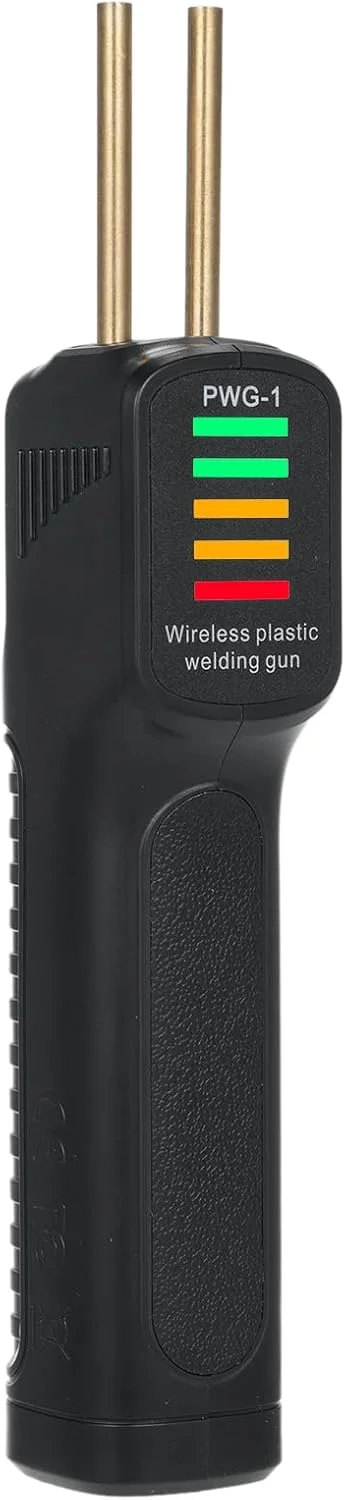 دستگاه جوش پلاستیک شارژی HELEMIY، دستگاه جوشکاری سپر خودرو با باتری 2600mAh، منگنه داغ، دستگاه جوش پلاستیک USB با 200 عدد پین جوش