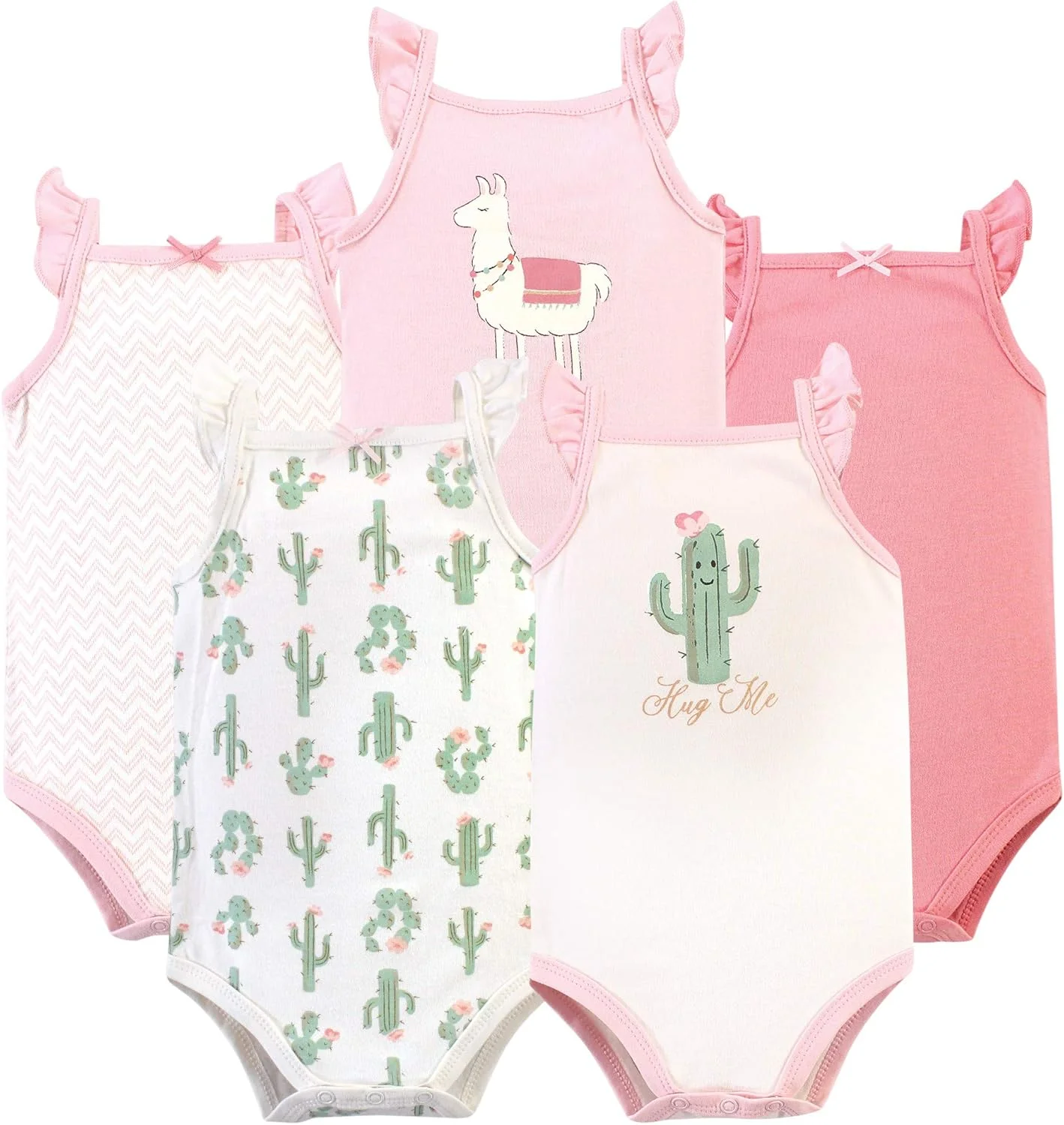 ست تی‌شرت و بادی آستین‌حلقه‌ای دخترانه هادسون بیبی