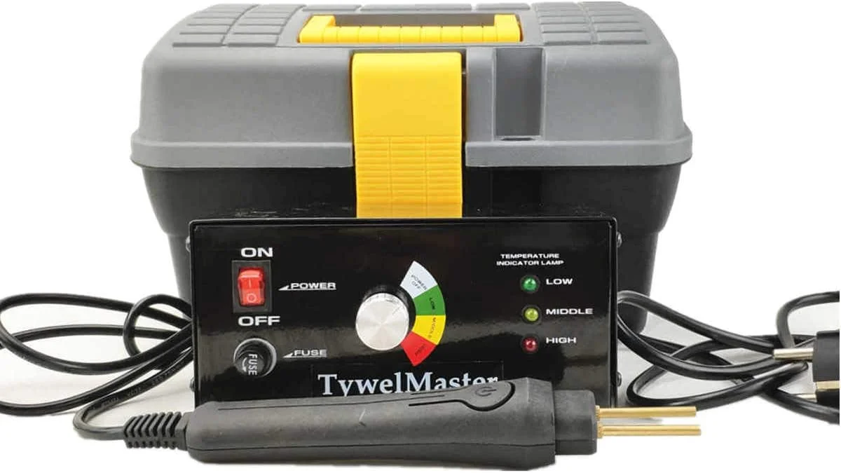 کیت دستگاه تعمیر پلاستیک TywelMaster، دستگاه جوش استپلر داغ تعمیر سپر خودرو گاراژ (230 ولت (AC220-240V))