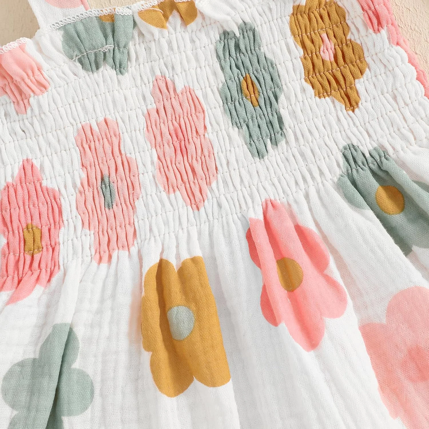 ست لباس تابستانی نوزاد دختر Kayotuas، تاپ بدون آستین طرح گلدار و شلوارک بلومر به همراه هدبند پاپیونی، لباس غیر رسمی ست لباس تابستانی نوزاد دختر Kayotuas، تاپ بدون آستین طرح گلدار و شلوارک بلومر به همراه هدبند پاپیونی، لباس غیر رسمی