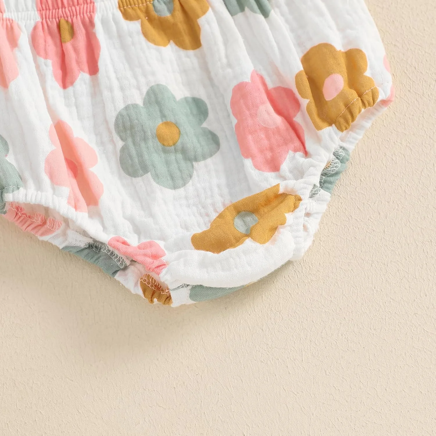 ست لباس تابستانی نوزاد دختر Kayotuas، تاپ بدون آستین طرح گلدار و شلوارک بلومر به همراه هدبند پاپیونی، لباس غیر رسمی ست لباس تابستانی نوزاد دختر Kayotuas، تاپ بدون آستین طرح گلدار و شلوارک بلومر به همراه هدبند پاپیونی، لباس غیر رسمی