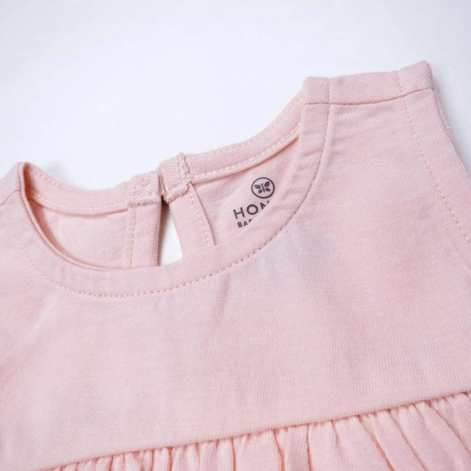 تیشرت آستین کوتاه دخترانه HonestBaby، تاپ رکابی با پوشک چین‌دار، 100% پنبه ارگانیک برای نوزاد و کودک نوپا، ست بلوز و شلوار گرمکن