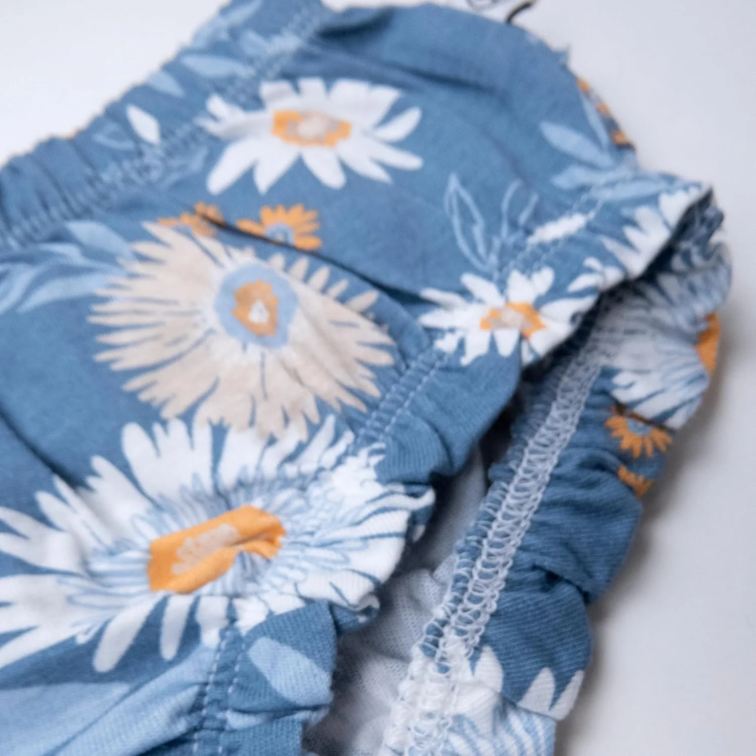 تیشرت آستین کوتاه دخترانه HonestBaby، تاپ رکابی با پوشک چین‌دار، 100% پنبه ارگانیک برای نوزاد و کودک نوپا، ست بلوز و شلوار گرمکن