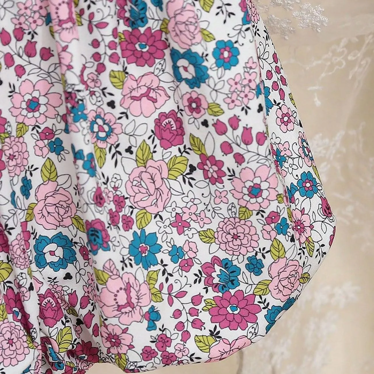 ست تاپ رکابی نوزادی دخترانه HEOXIN + شورت گلدار فانوسی، تاپ بدون آستین چین دار نوزاد، شلوار طرح گل با کمر کشی برای عکاسی 6 ماهه تا 3 ساله، بنفش ست تاپ رکابی نوزادی دخترانه HEOXIN + شورت گلدار فانوسی، تاپ بدون آستین چین دار نوزاد، شلوار طرح گل با کمر کشی برای عکاسی 6 ماهه تا 3 ساله، بنفش