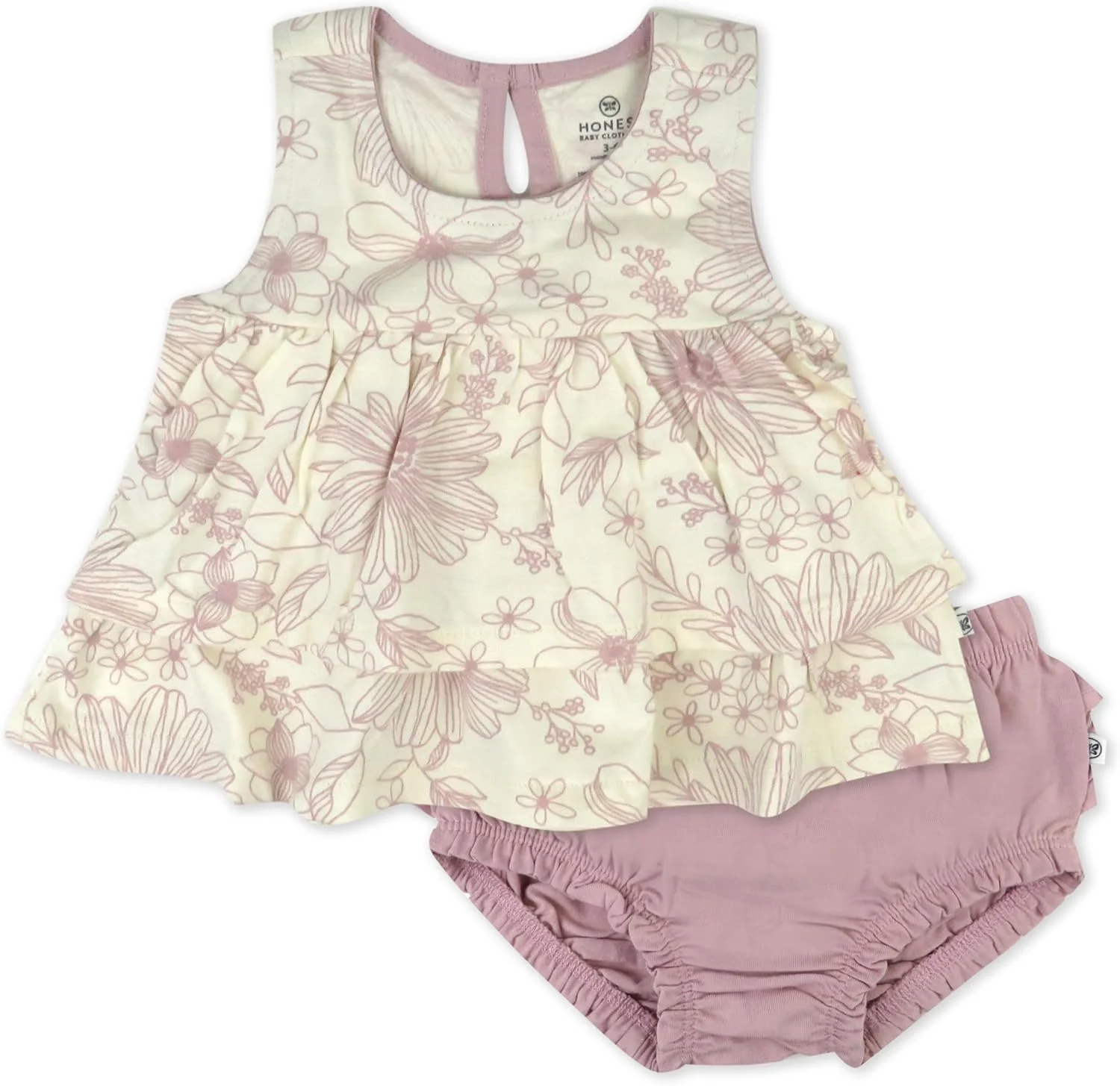 HonestBaby ست رامپر و پیراهن آستین کوتاه چندتایی نوزاد-بچه گانه، 100% پنبه ارگانیک برای نوزاد و کودک نوپا پسرانه، دخترانه، ست تی شرت نوزاد و کودک نوپا (بسته 2 عددی) HonestBaby ست رامپر و پیراهن آستین کوتاه چندتایی نوزاد-بچه گانه، 100% پنبه ارگانیک برای نوزاد و کودک نوپا پسرانه، دخترانه، ست تی شرت نوزاد و کودک نوپا (بسته 2 عددی)