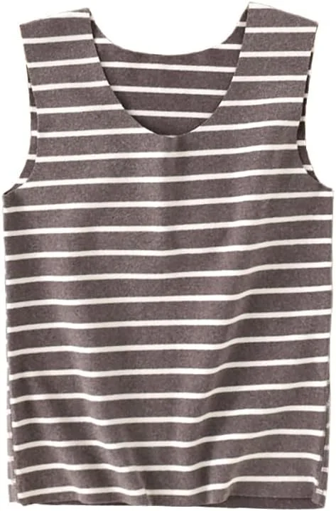 تاپ های زیرپوش پشمی گرم راه راه بدون آستین God Sweet، بسته 3 عددی، مناسب پسران و دختران