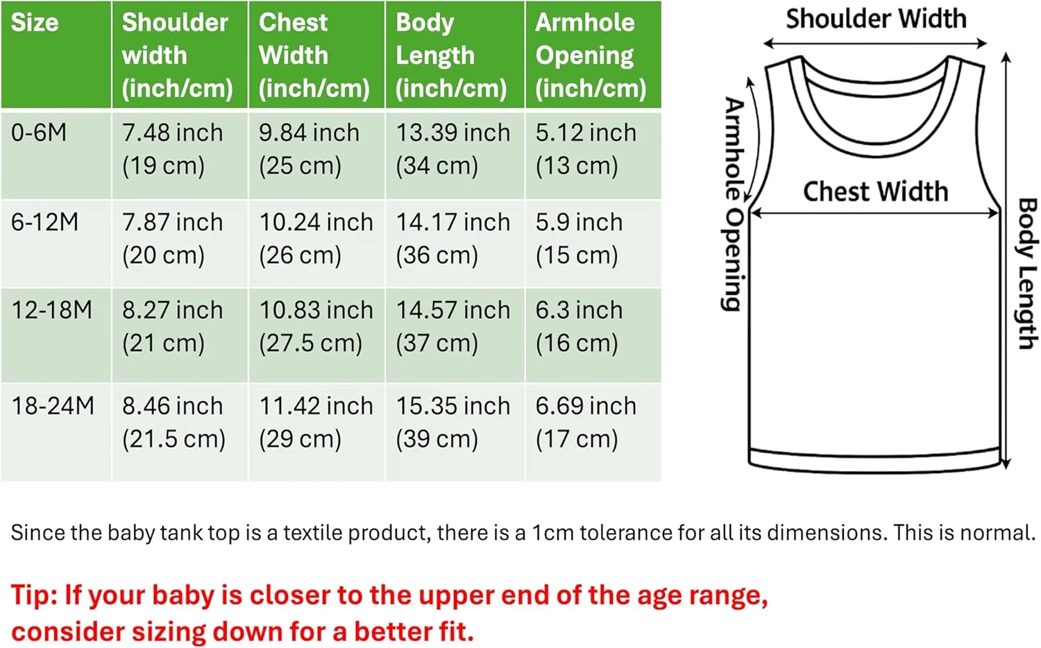 ست 6 تایی تاپ بدون آستین نوزادی 100% پنبه، تی شرت آستین کوتاه 0-24 ماهه پسرانه، دخترانه، унисекс