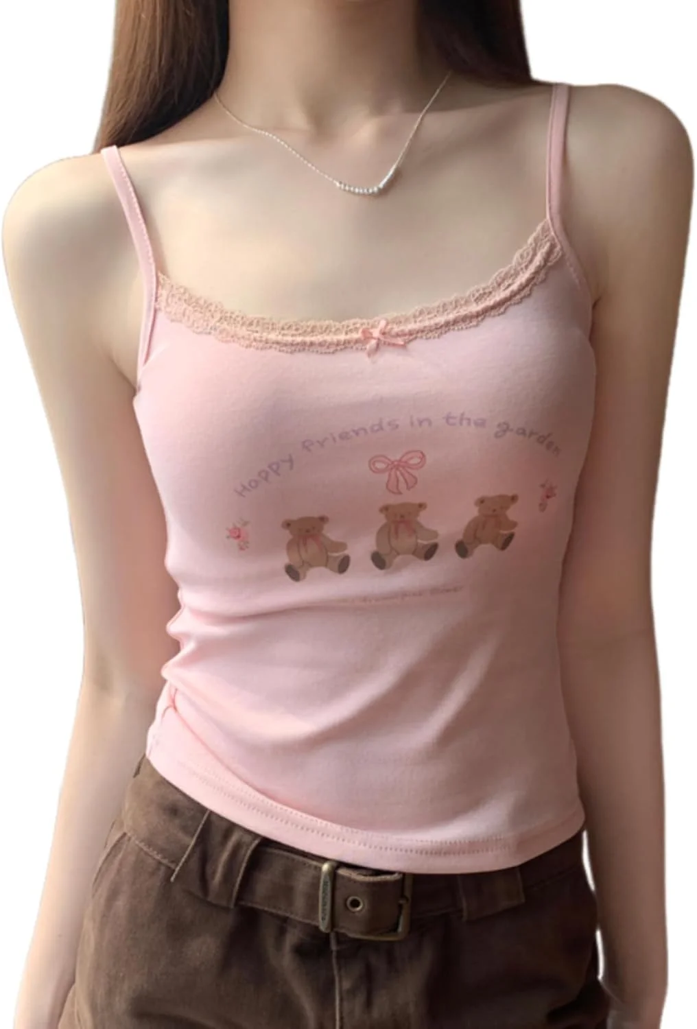 تاپ رکابی نوزادی طرح قلب گلدار Y2k، تاپ کوتاه و بامزه، تاپ بندی تابستانی، تاپ کمیسول Coquette