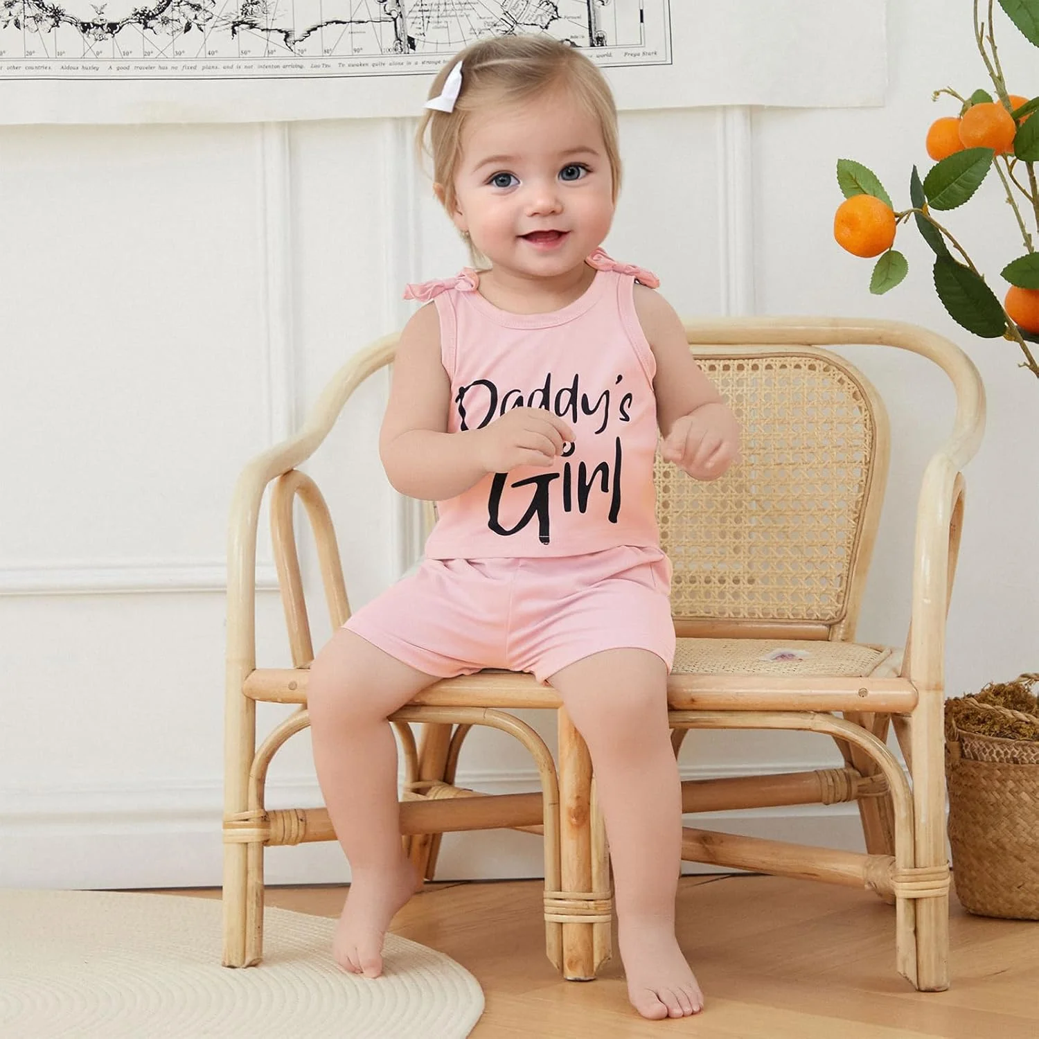 لباس تابستانی دخترانه Fernvia برای کودکان نوپا، ست تاپ بدون آستین و شورت، سایزهای 2T 3T 4T 5T 6T 7T، ست 2 تکه لباس تابستانی دخترانه Fernvia برای کودکان نوپا، ست تاپ بدون آستین و شورت، سایزهای 2T 3T 4T 5T 6T 7T، ست 2 تکه