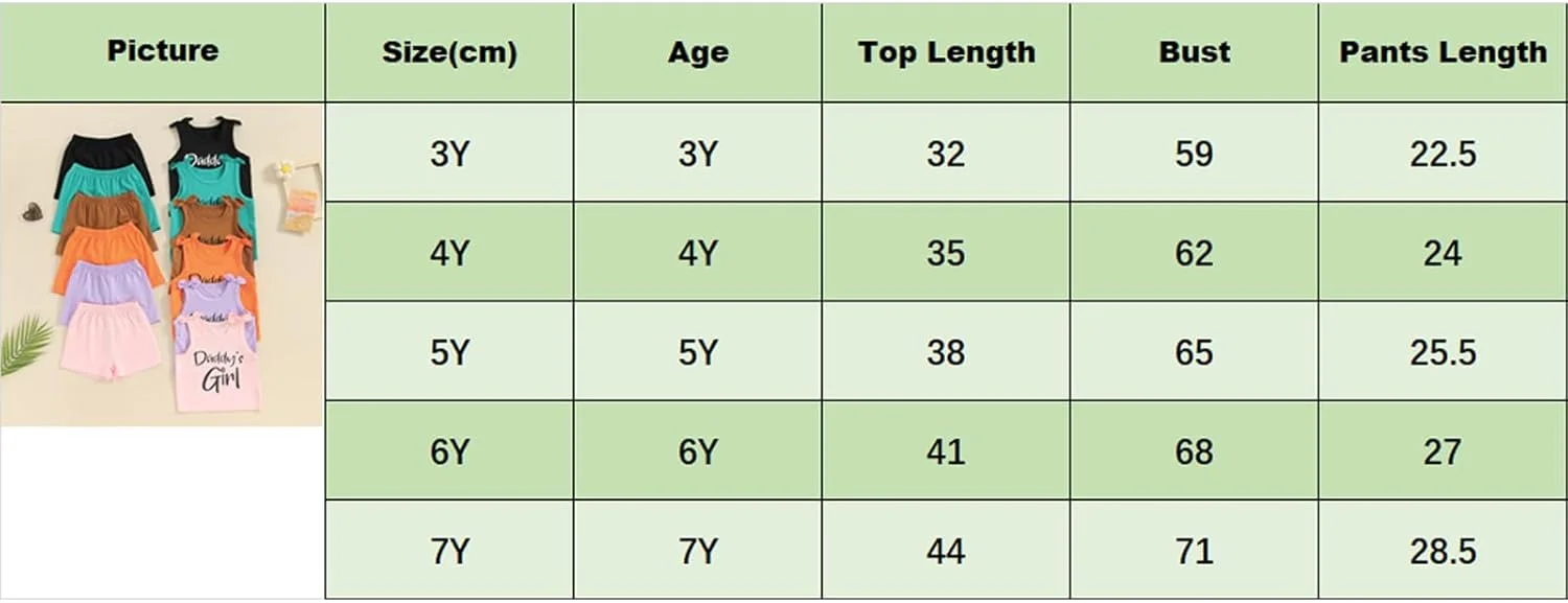 لباس تابستانی دخترانه Fernvia برای کودکان نوپا، ست تاپ بدون آستین و شورت، سایزهای 2T 3T 4T 5T 6T 7T، ست 2 تکه لباس تابستانی دخترانه Fernvia برای کودکان نوپا، ست تاپ بدون آستین و شورت، سایزهای 2T 3T 4T 5T 6T 7T، ست 2 تکه