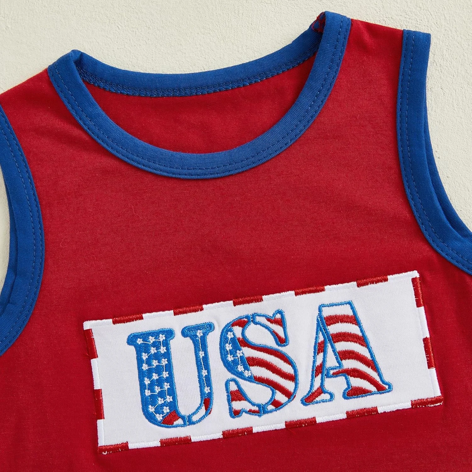 لباس تابستانی پسرانه Gaono برای روز استقلال، تاپ بدون آستین و شورت، ست لباس اولین جشن چهارم جولای لباس تابستانی پسرانه Gaono برای روز استقلال، تاپ بدون آستین و شورت، ست لباس اولین جشن چهارم جولای