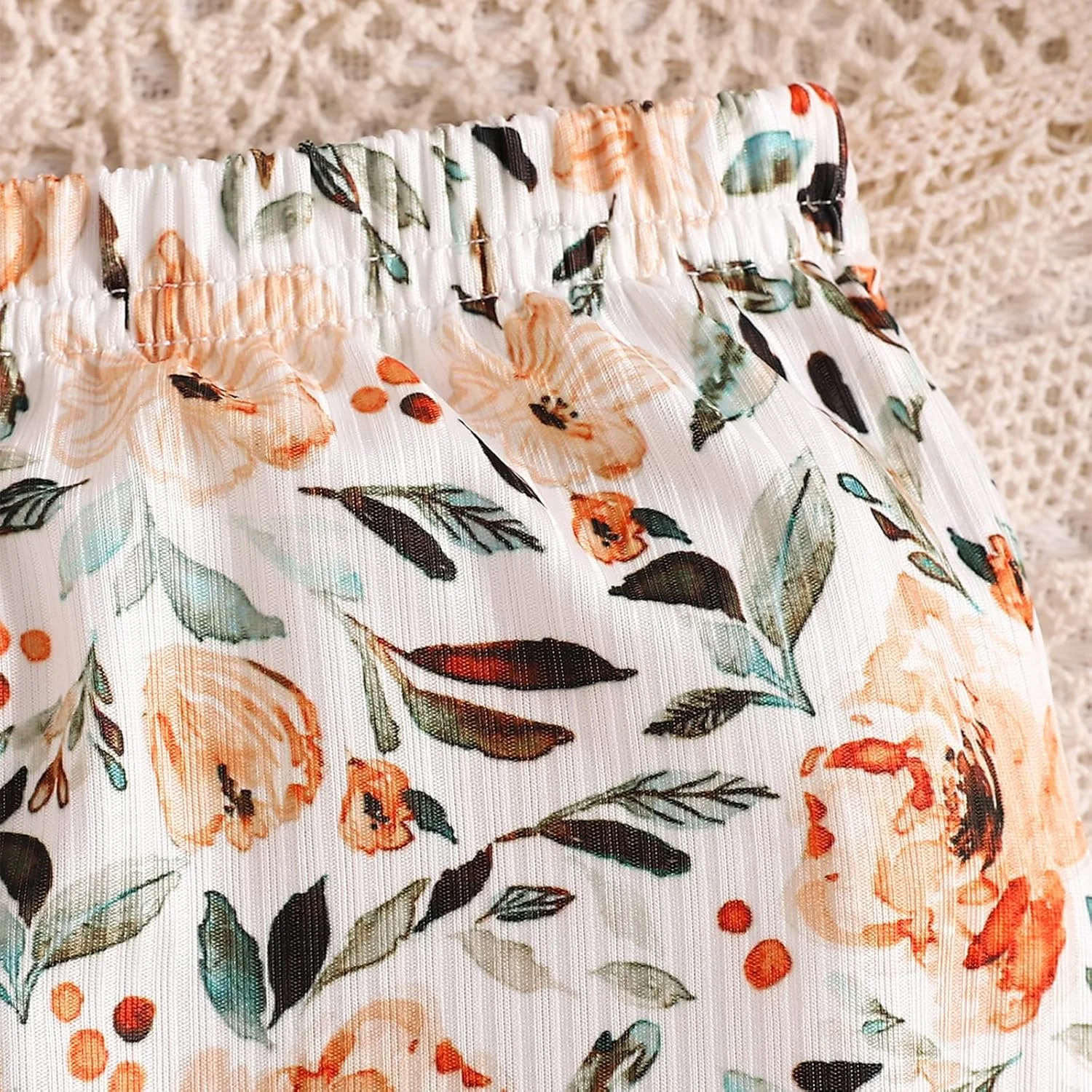 لباس تابستانی دخترانه بچه گانه DuAnyozu، تاپ بدون آستین گلدار، شلوار لگینگ دمپا گشاد، لباس های هیپی دهه 70 برای کودکان لباس تابستانی دخترانه بچه گانه DuAnyozu، تاپ بدون آستین گلدار، شلوار لگینگ دمپا گشاد، لباس های هیپی دهه 70 برای کودکان