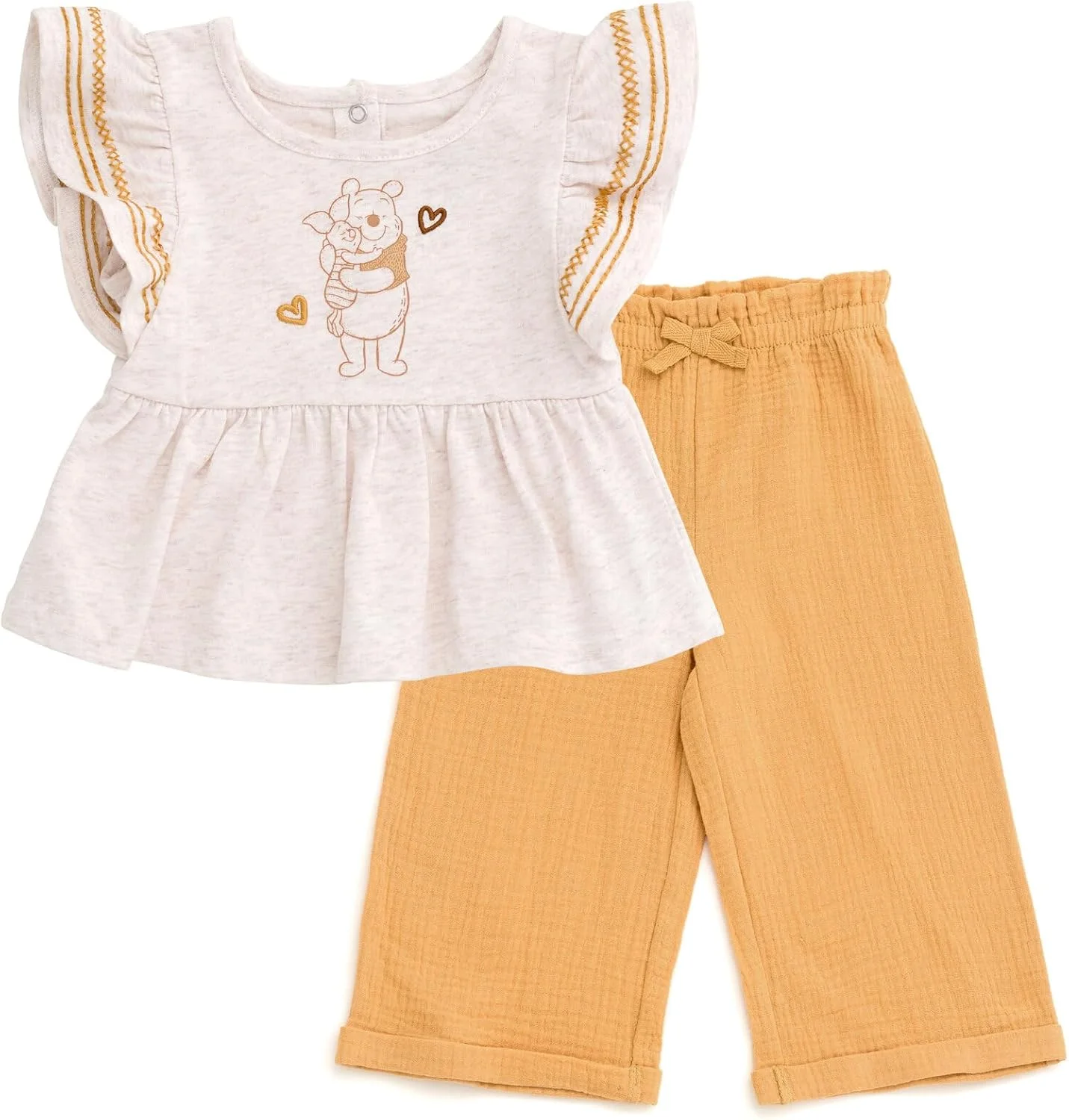 ست تاپ پپلوم و شلوار نخی دیزنی مینی ماوس و وینی پو، مناسب نوزاد تا سایز بزرگسال (12 ماهه - 10-12 سال) ست تاپ پپلوم و شلوار نخی دیزنی مینی ماوس و وینی پو، مناسب نوزاد تا سایز بزرگسال (12 ماهه - 10-12 سال)