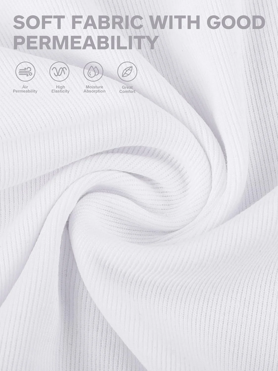 تاپ رکابی بچگانه Cooraby بسته 6 عددی، زیرپوش نرم برای پسران و دختران