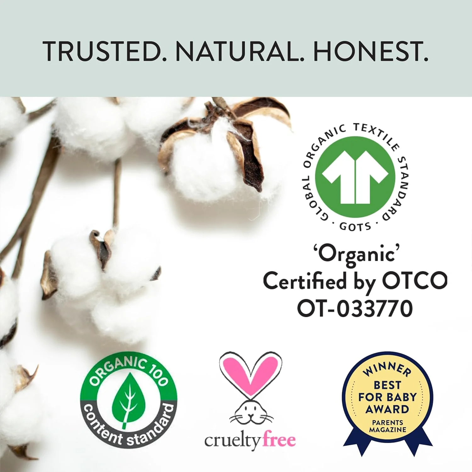 تی شرت رکابی بدون آستین نوزادی و نوپای چندتایی The Honest Company