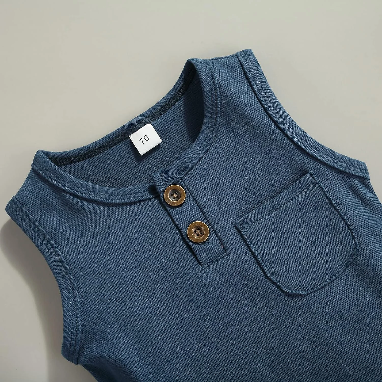 CIYCUIT ست لباس تابستانی پسرانه 2 تکه، تاپ بدون آستین و شورت ساحلی نوزادی