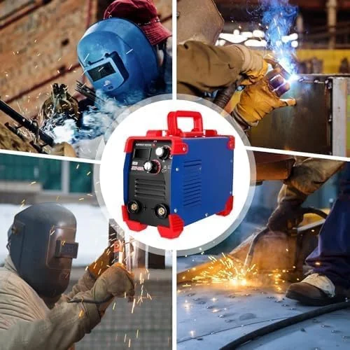دستگاه جوش میله ای 250 آمپر 220-240 ولت مینی با نمایشگر LED دیجیتال اینورتر IGBT، دستگاه جوش قوس MMA اینورتر DC با نمایشگر دیجیتال دستگاه جوش قابل حمل