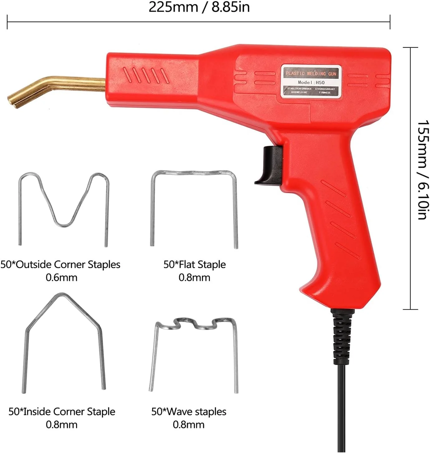 کیت جوش پلاستیک WERTYFF برای تعمیر، تفنگ جوش پلاستیک، دستگاه جوش منگنه داغ، دستگاه لحیم کاری آهن برای منگنه پلاستیکی، دستگاه تعمیر PVC، کیت ابزار تعمیر سپر خودرو، مجموعه ابزار کیت جوش پلاستیک WERTYFF برای تعمیر، تفنگ جوش پلاستیک، دستگاه جوش منگنه داغ، دستگاه لحیم کاری آهن برای منگنه پلاستیکی، دستگاه تعمیر PVC، کیت ابزار تعمیر سپر خودرو، مجموعه ابزار
