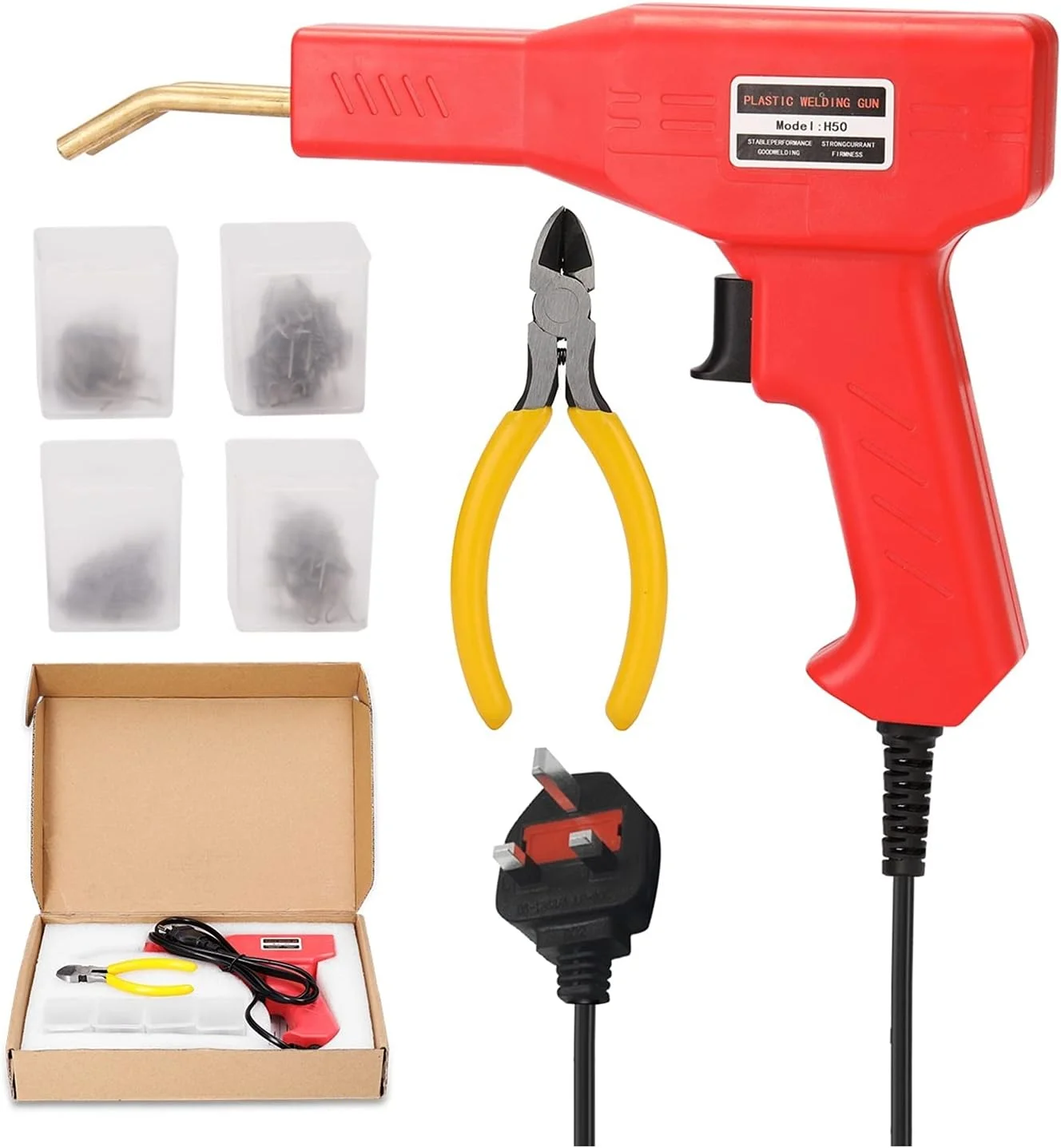 کیت جوش پلاستیک WERTYFF برای تعمیر، تفنگ جوش پلاستیک، دستگاه جوش منگنه داغ، دستگاه لحیم کاری آهن برای منگنه پلاستیکی، دستگاه تعمیر PVC، کیت ابزار تعمیر سپر خودرو، مجموعه ابزار کیت جوش پلاستیک WERTYFF برای تعمیر، تفنگ جوش پلاستیک، دستگاه جوش منگنه داغ، دستگاه لحیم کاری آهن برای منگنه پلاستیکی، دستگاه تعمیر PVC، کیت ابزار تعمیر سپر خودرو، مجموعه ابزار