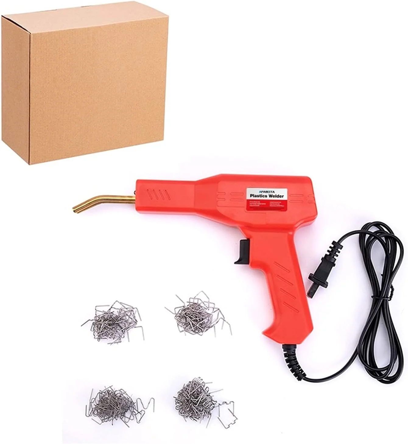 دستگاه جوش پلاستیک 50 واتی INWWUH، تجهیزات جوشکاری، تعمیر سپر خودرو، منگنه داغ، ابزار گاراژ، کیت جوشکار دستگاه منگنه داغ (B)