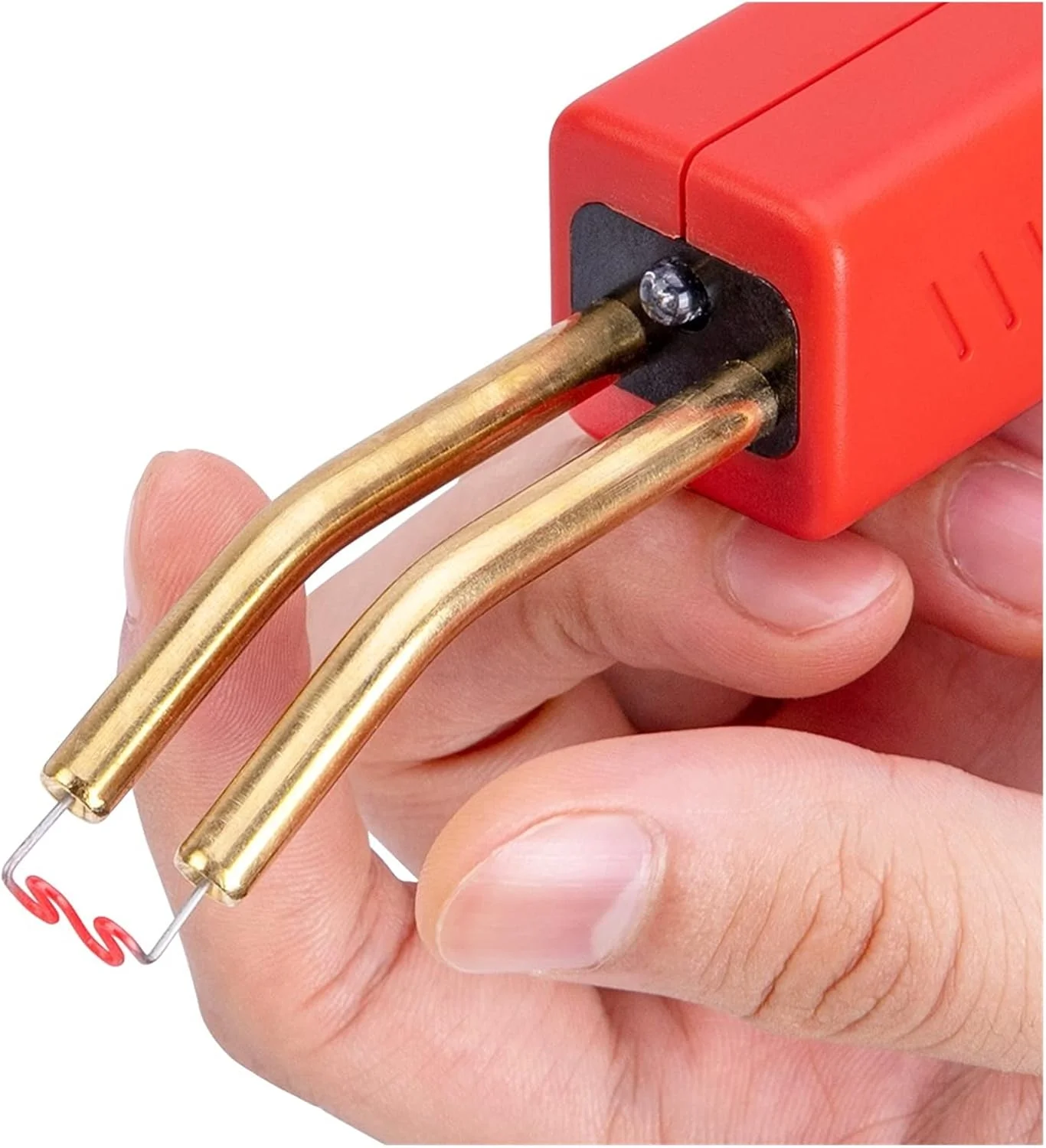 دستگاه جوش پلاستیک 50 واتی INWWUH، تجهیزات جوشکاری، تعمیر سپر خودرو، منگنه داغ، ابزار گاراژ، کیت جوشکار دستگاه منگنه داغ (B)