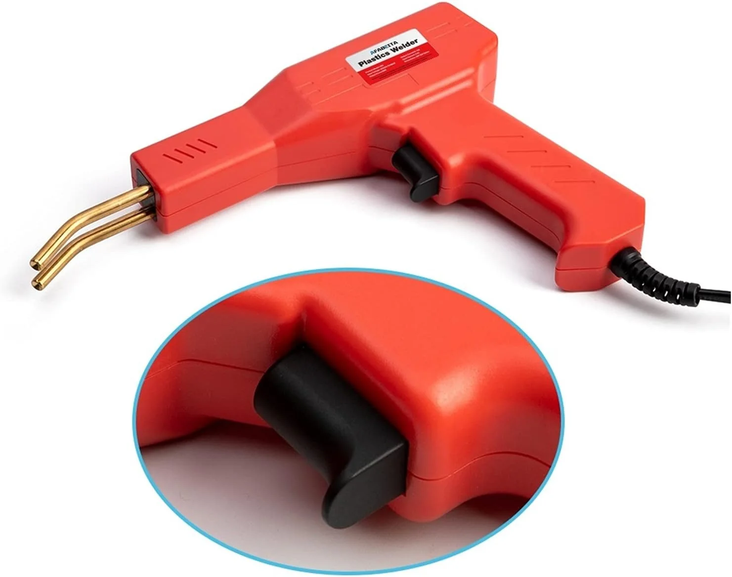 دستگاه جوش پلاستیک 50 واتی INWWUH، تجهیزات جوشکاری، تعمیر سپر خودرو، منگنه داغ، ابزار گاراژ، کیت جوشکار دستگاه منگنه داغ (B)