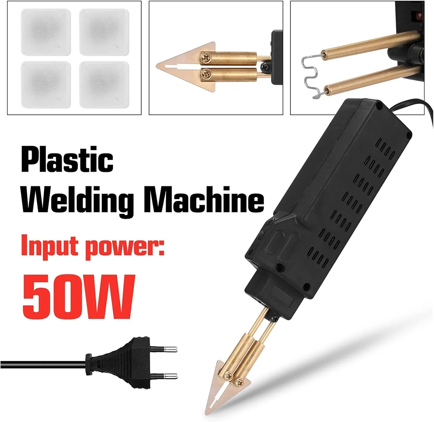 کیت جوش پلاستیک SJHDKLW برای تعمیر سپر خودرو، دستگاه جوش پلاستیک، اتو لحیم کاری برای تعمیر خودرو، دستگاه های جوش پلاستیک، کیت ابزار جوشکاری، مجموعه ابزار، منگنه های گرم (D)