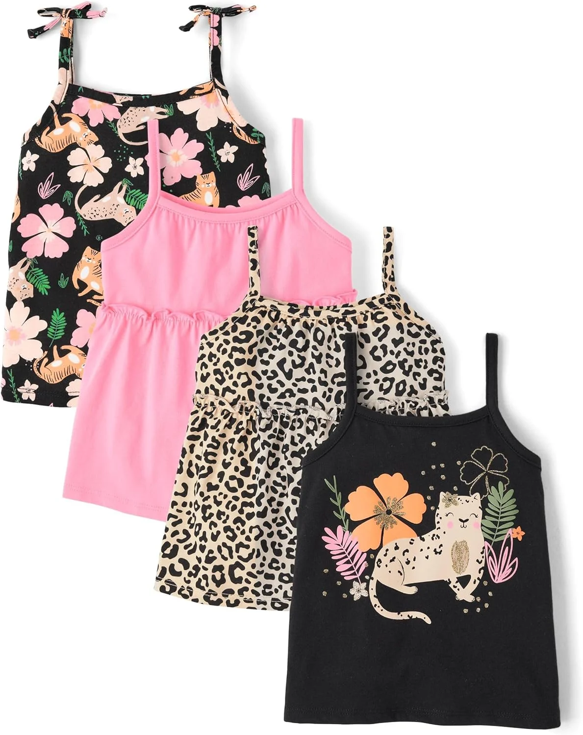 تاپ های رکابی بندی تابستانی دخترانه The Children's Place (نوزاد و نوپا)