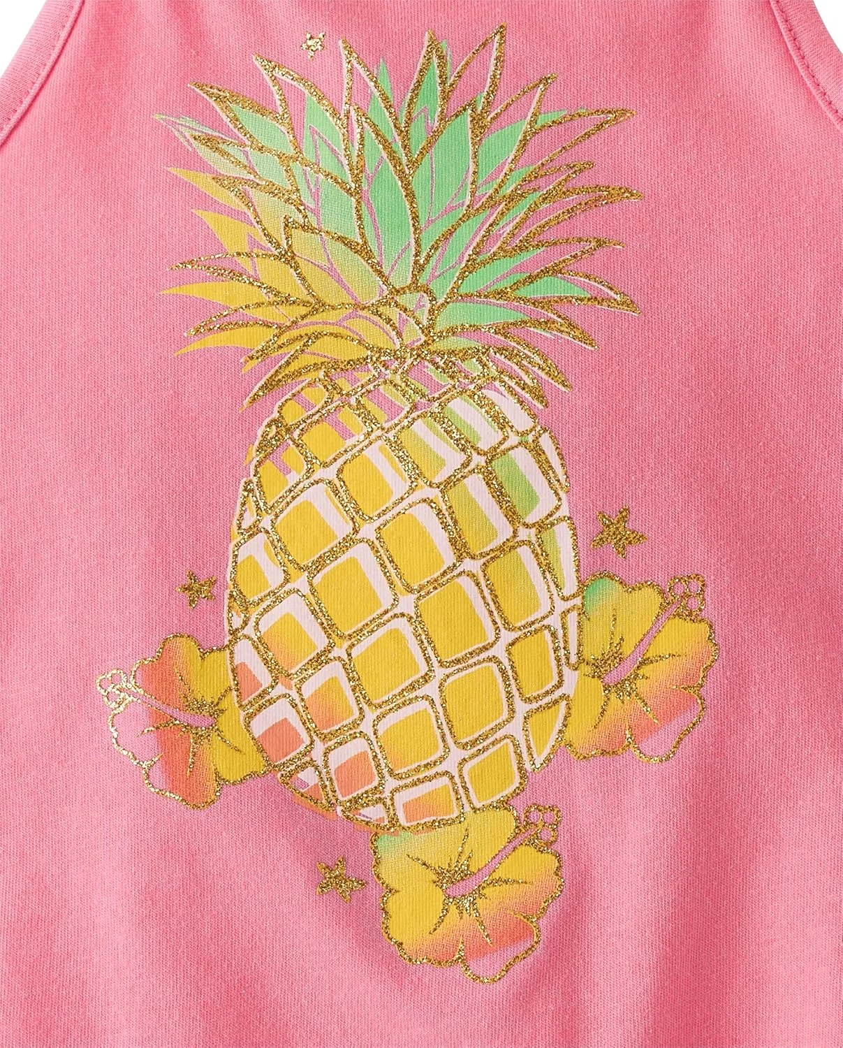 تاپ های رکابی یقه بندی دخترانه The Children's Place (بسته 2 عددی)