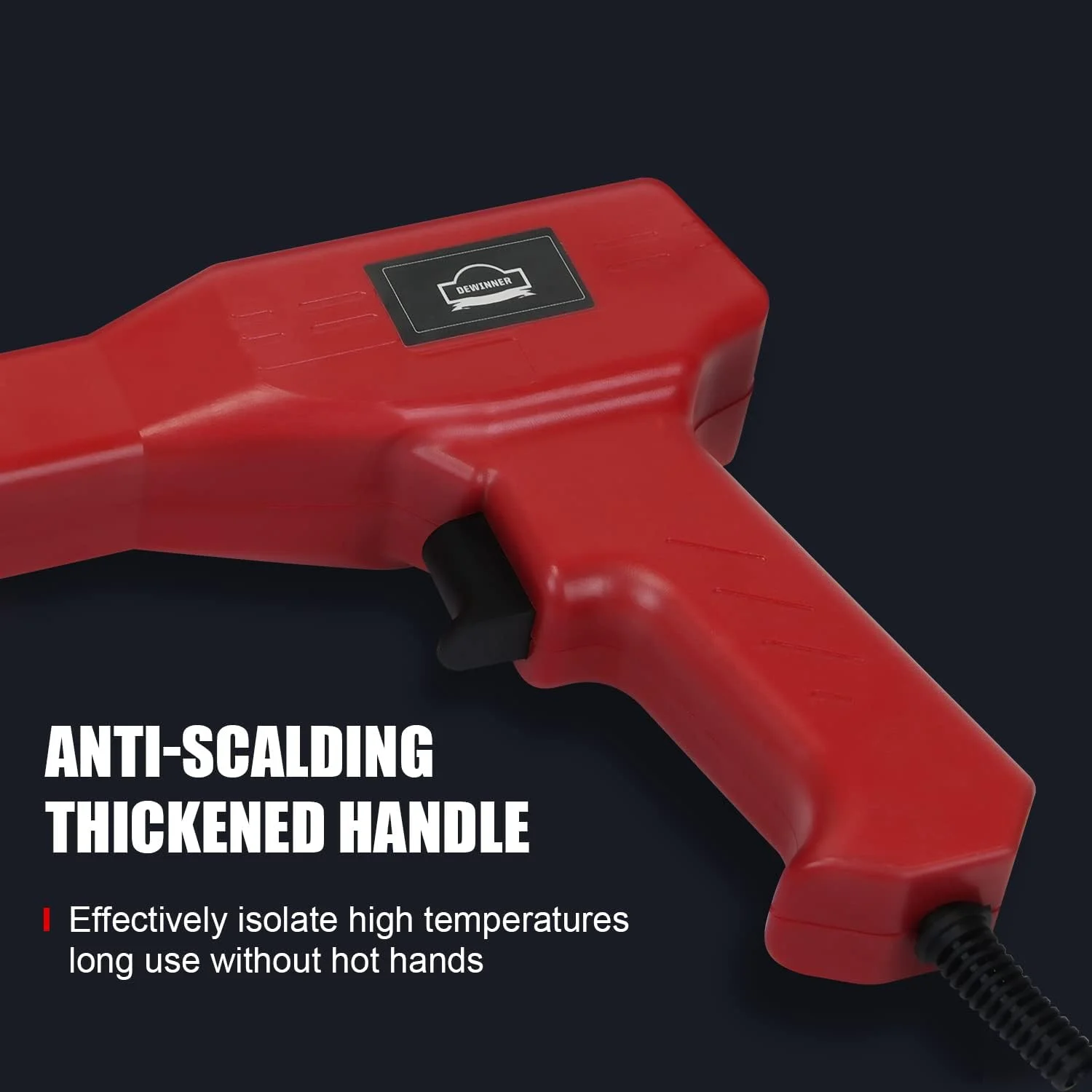 دستگاه جوش پلاستیک DEWINNER با 400 عدد میخ، چهار نوع میخ برای تعمیر ترک پلاستیک، دستگاه جوش 50 وات، تفنگ میخ داغ با انبر برای تعمیرات خودرو و مصارف خانگی